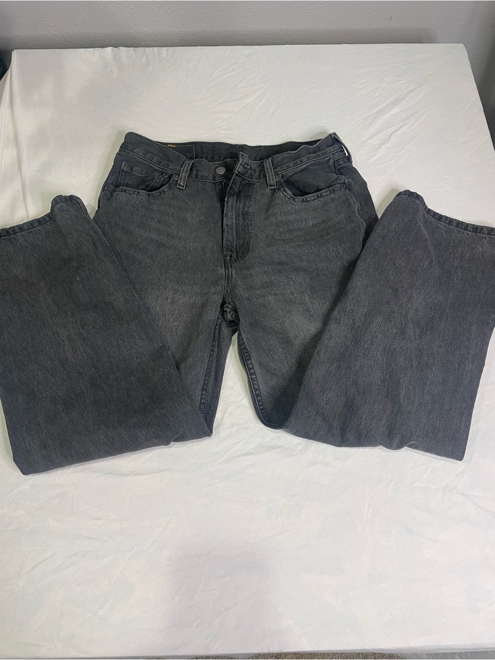 Levi’s 565 Loose Straight Men’s Jeans Washed Denim 30x30 Y2K 90s Style SKU033